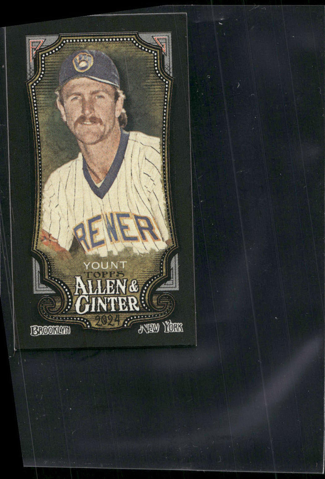 2024 Topps Allen & Ginter #250 Robin Yount Mini Black Border