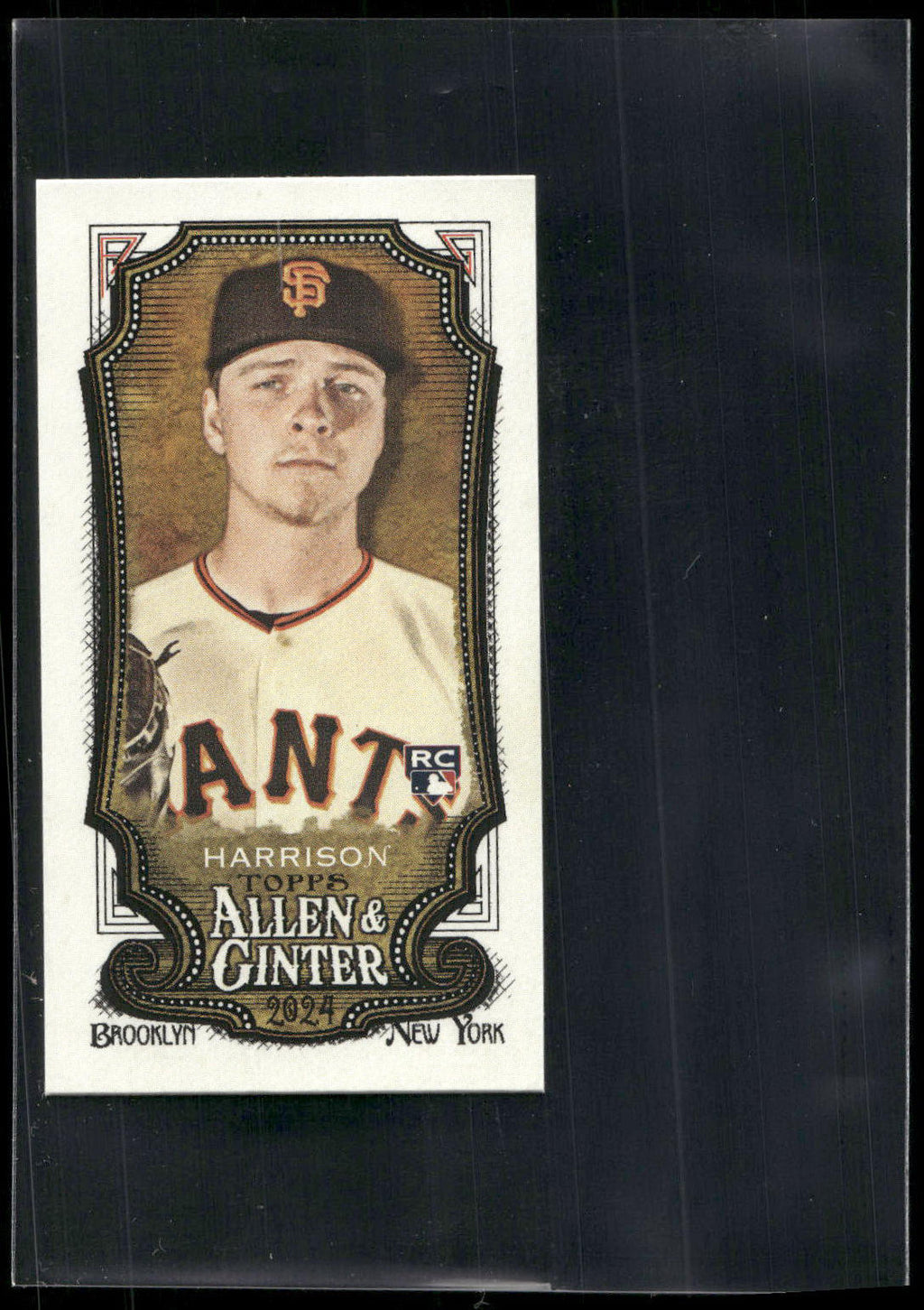 2024 Topps Allen & Ginter #72 Kyle Harrison Mini A & G Back
