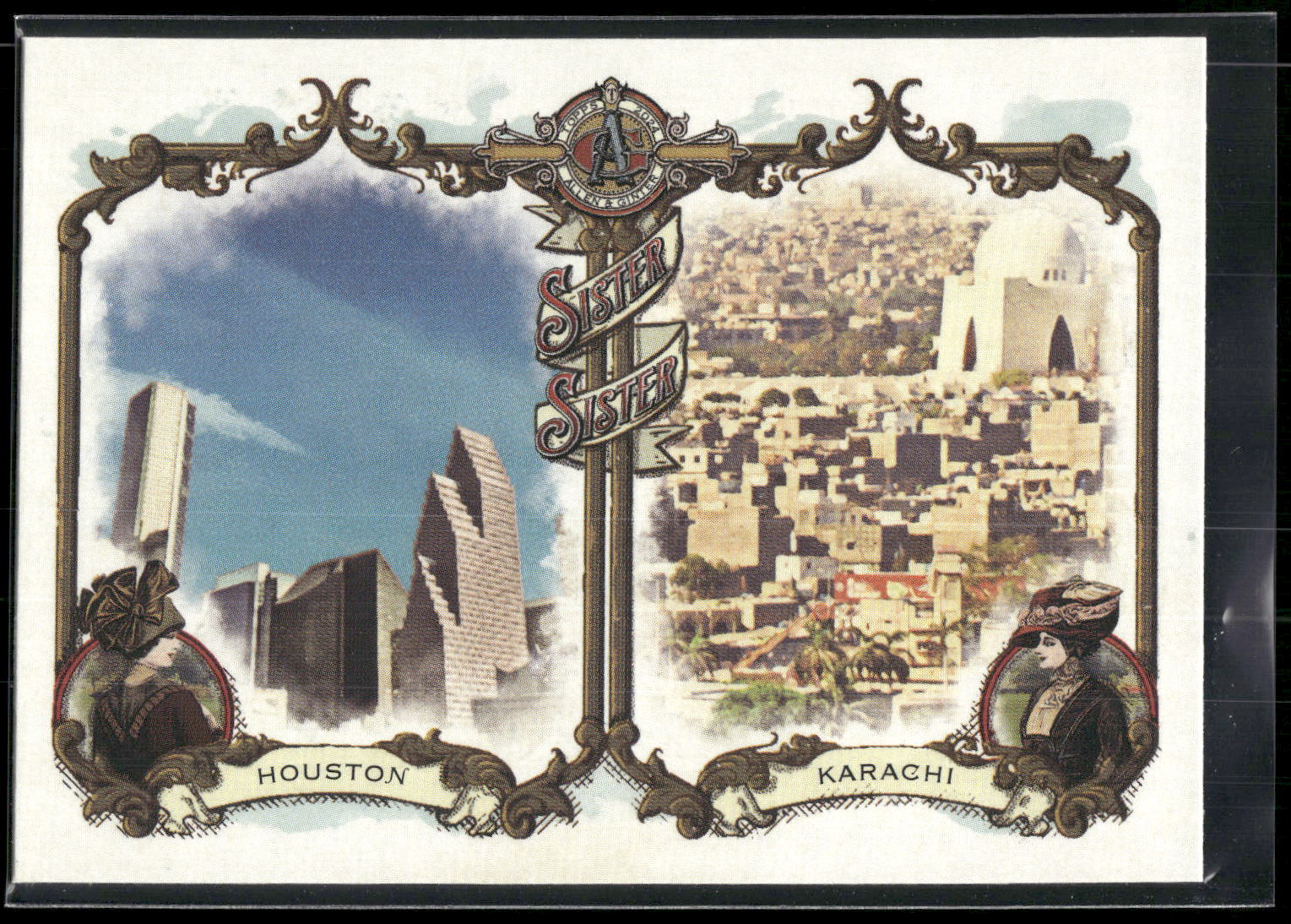 2024 Topps Allen & Ginter #SS-7 Houston / Karachi Sister Sister
