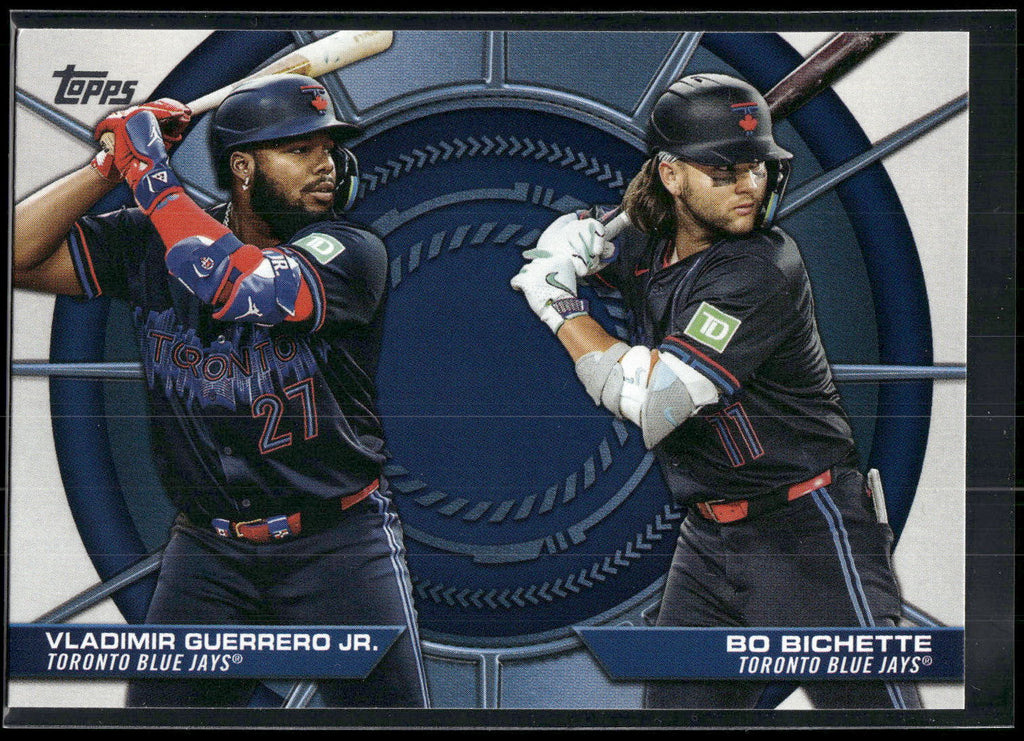 2025 Topps #DD-14 Bo Bichette / Vladimir Guerrero Jr. Dynamic Duos