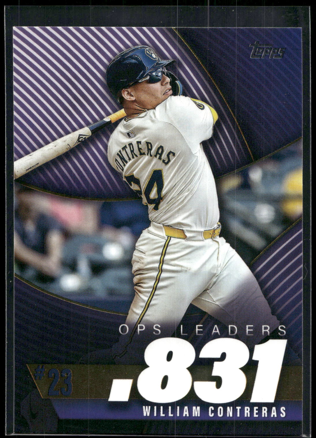 2025 Topps #OPS-23 William Contreras OPS Leaders