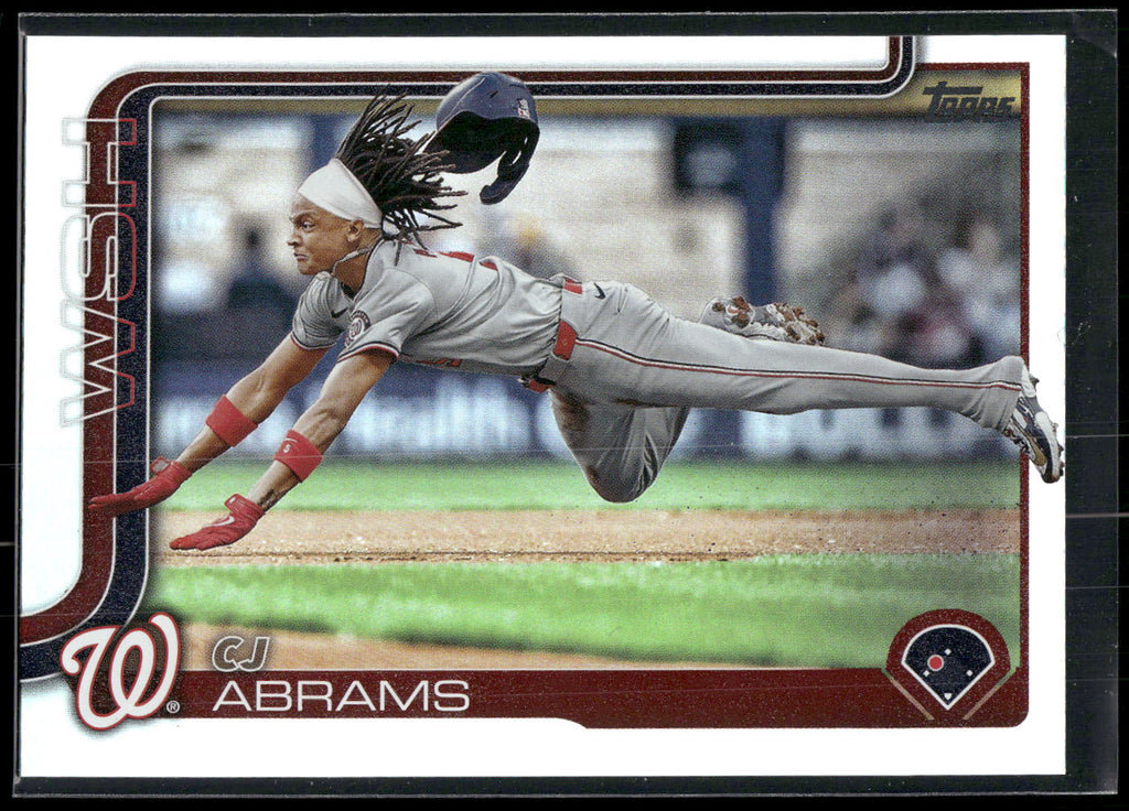 2025 Topps #122 CJ Abrams Rainbow Foil