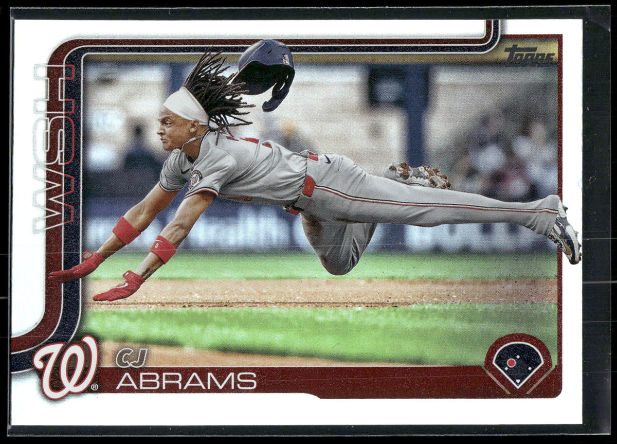 2025 Topps #122 CJ Abrams Rainbow Foil
