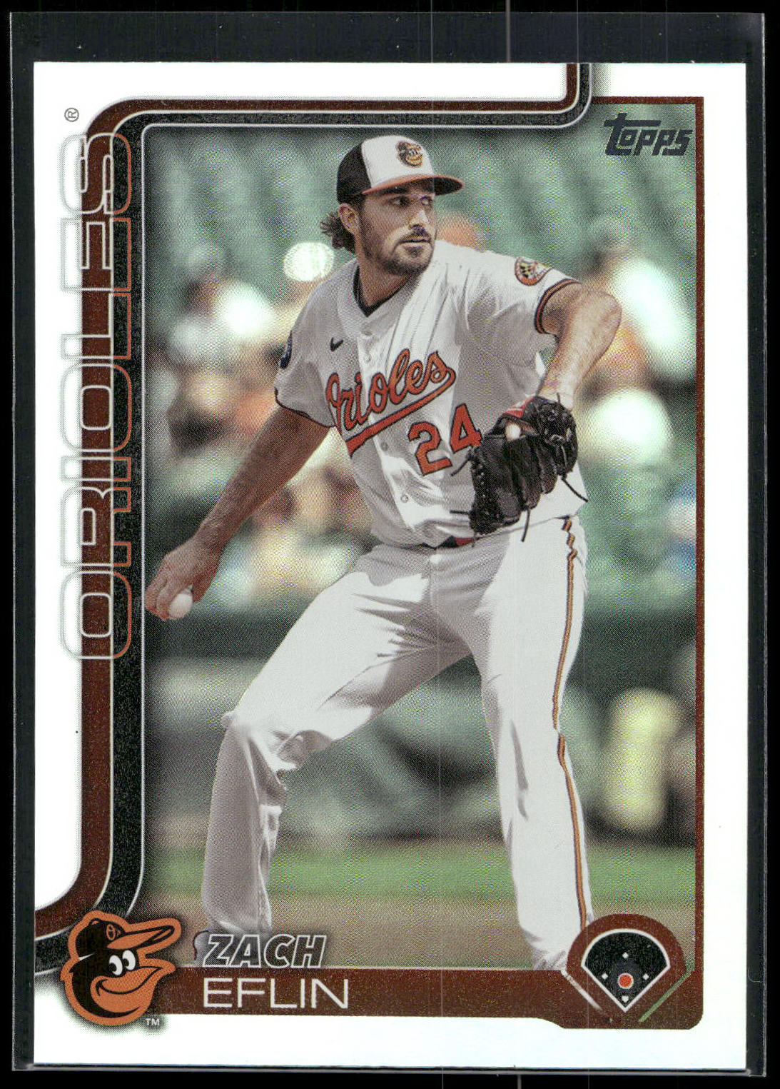 2025 Topps #188 Zach Eflin Rainbow Foil
