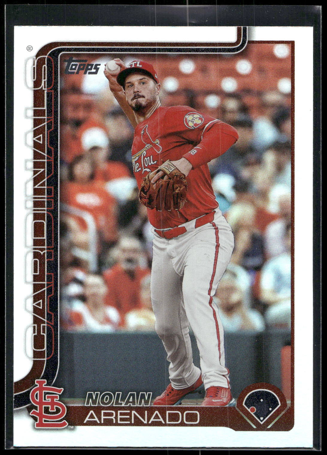 2025 Topps #101 Nolan Arenado Rainbow Foil
