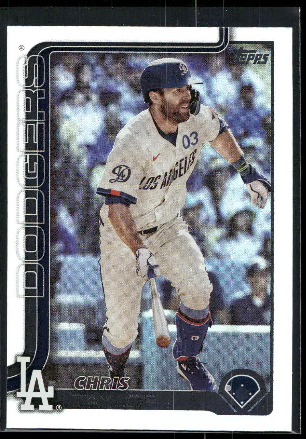2025 Topps #53 Chris Taylor Rainbow Foil
