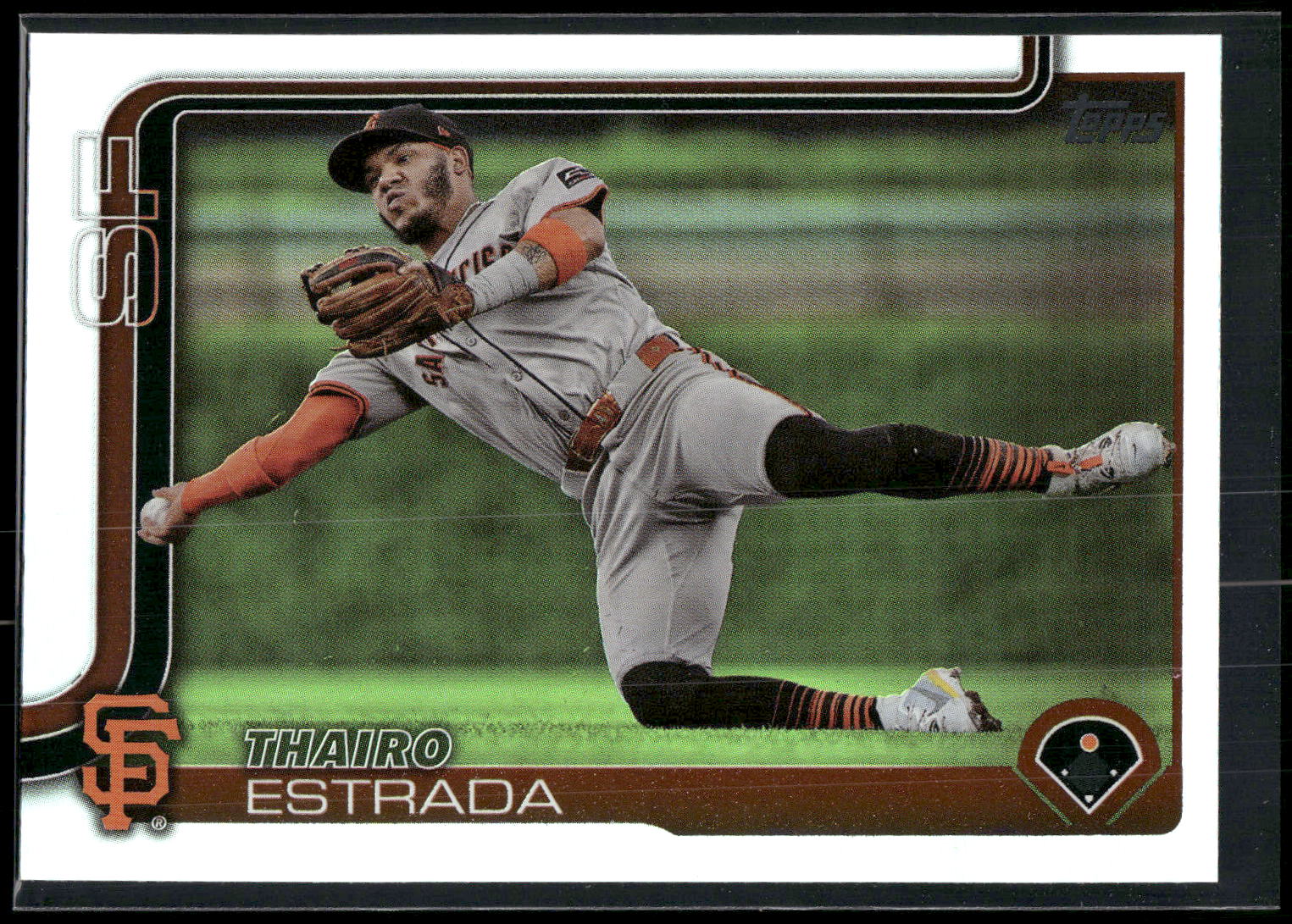 2025 Topps #2 Thairo Estrada Rainbow Foil