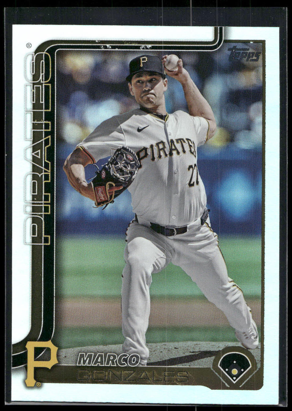 2025 Topps #113 Marco Gonzales Rainbow Foil