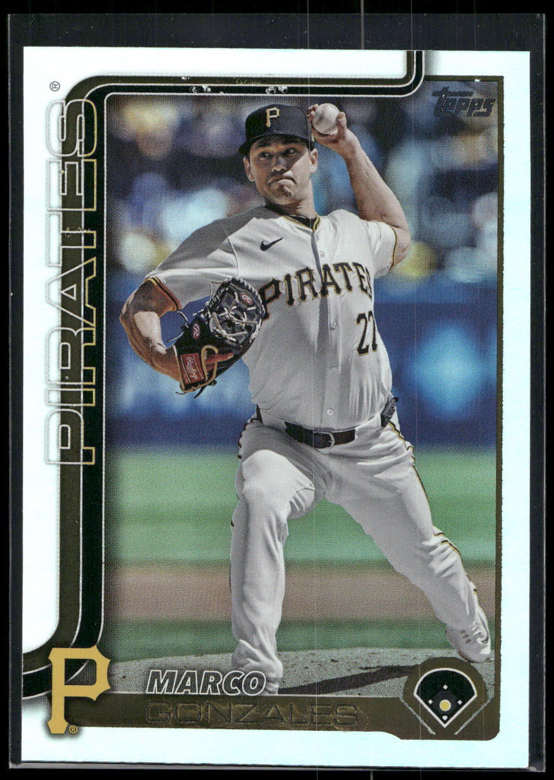2025 Topps #113 Marco Gonzales Rainbow Foil