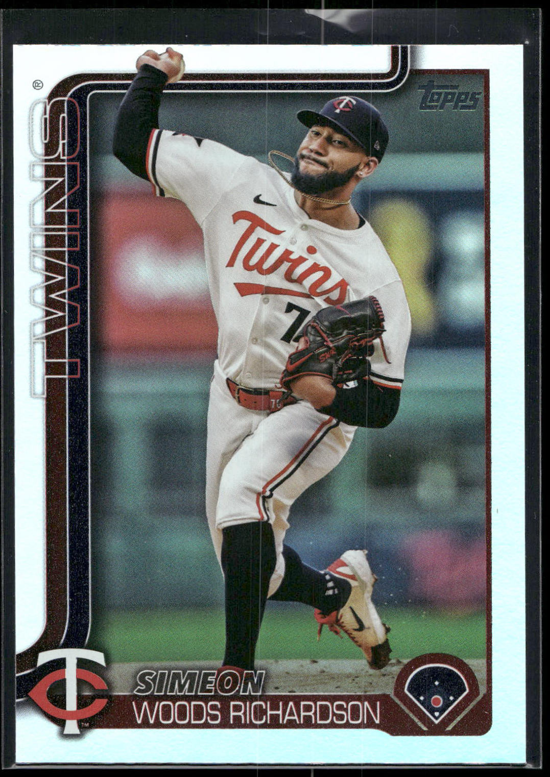 2025 Topps #368 Simeon Woods Richardson Rainbow Foil