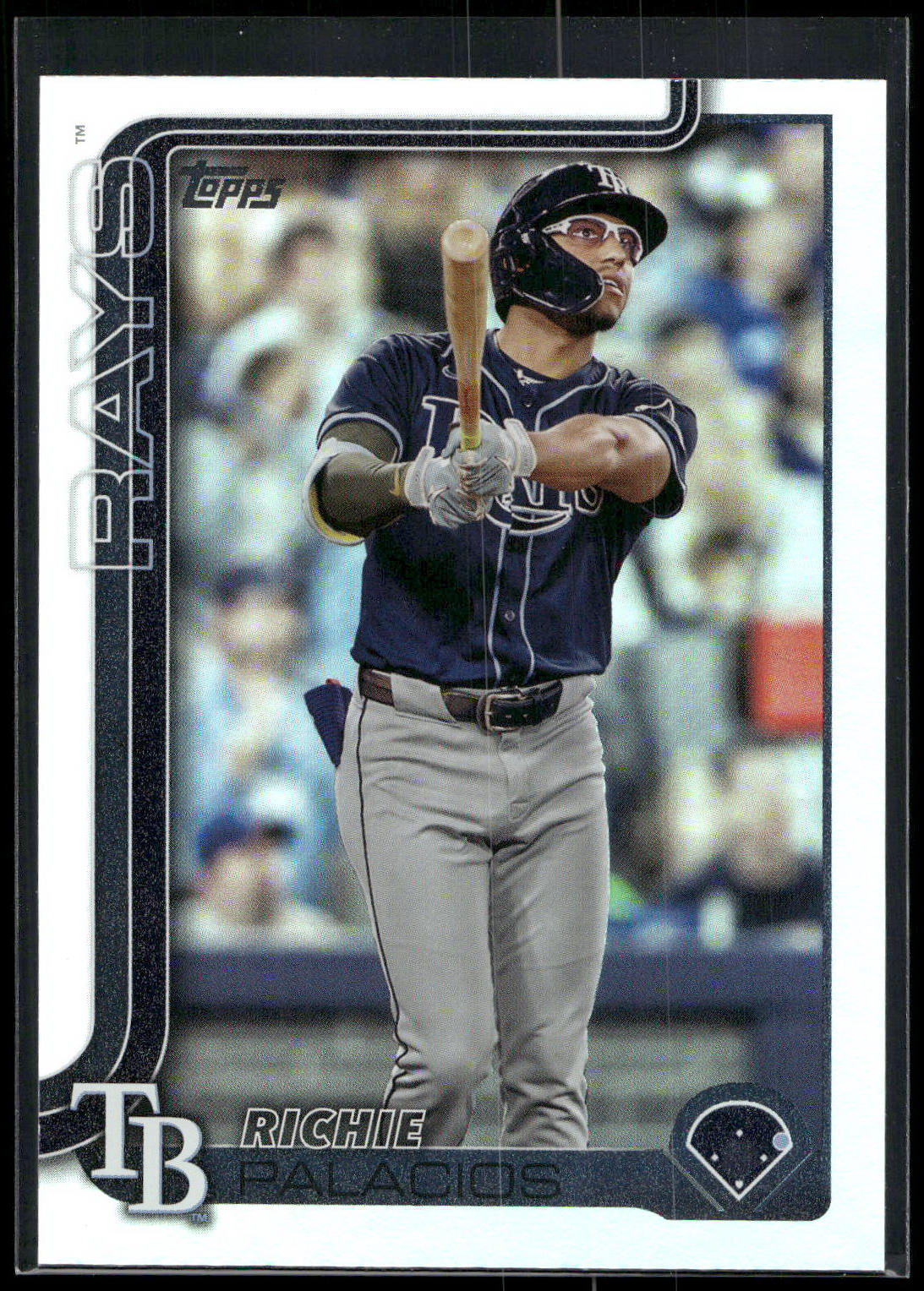 2025 Topps #124 Richie Palacios Rainbow Foil