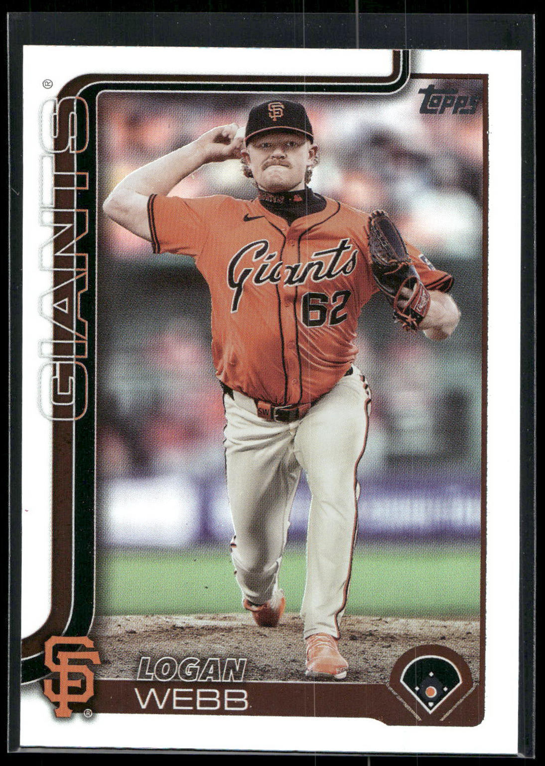 2025 Topps #242 Logan Webb Rainbow Foil