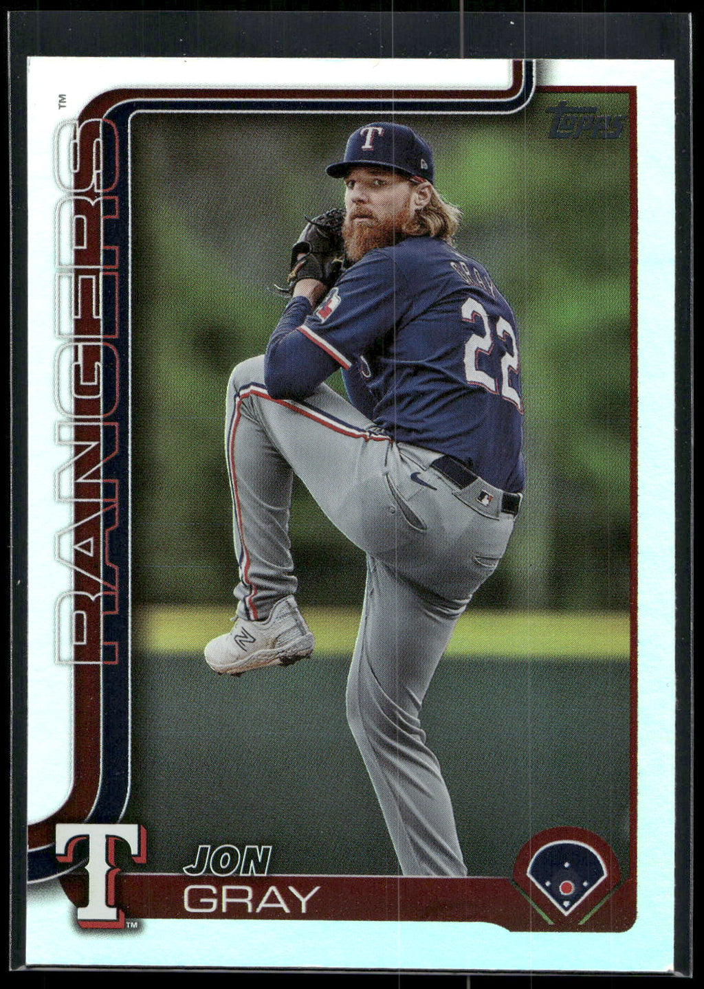 2025 Topps #62 Jon Gray Rainbow Foil