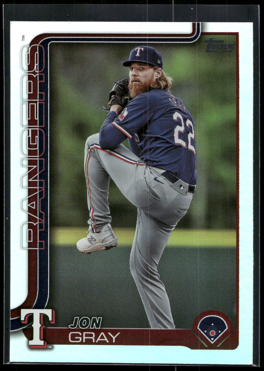 2025 Topps #62 Jon Gray Rainbow Foil