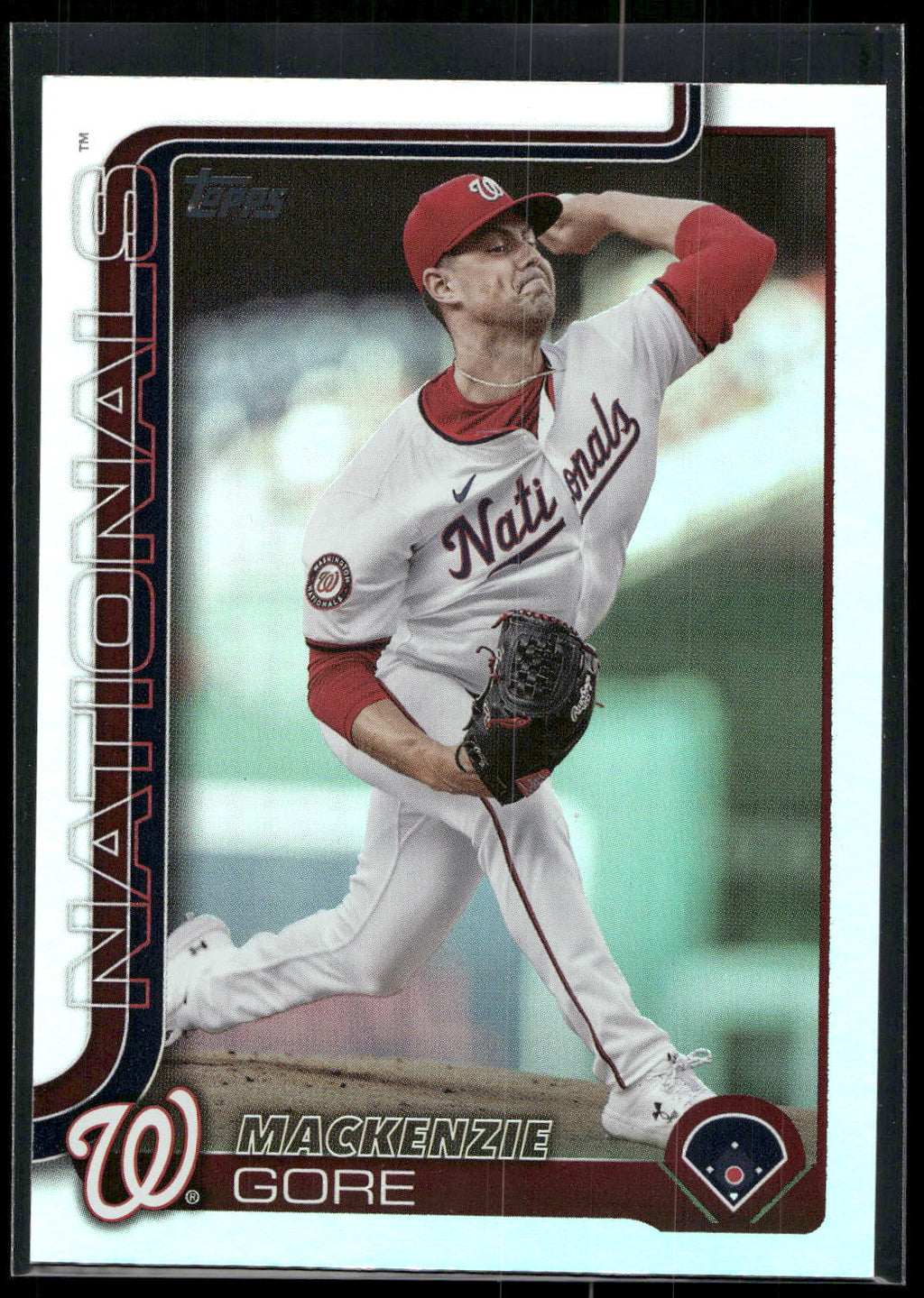2025 Topps #334 MacKenzie Gore Rainbow Foil