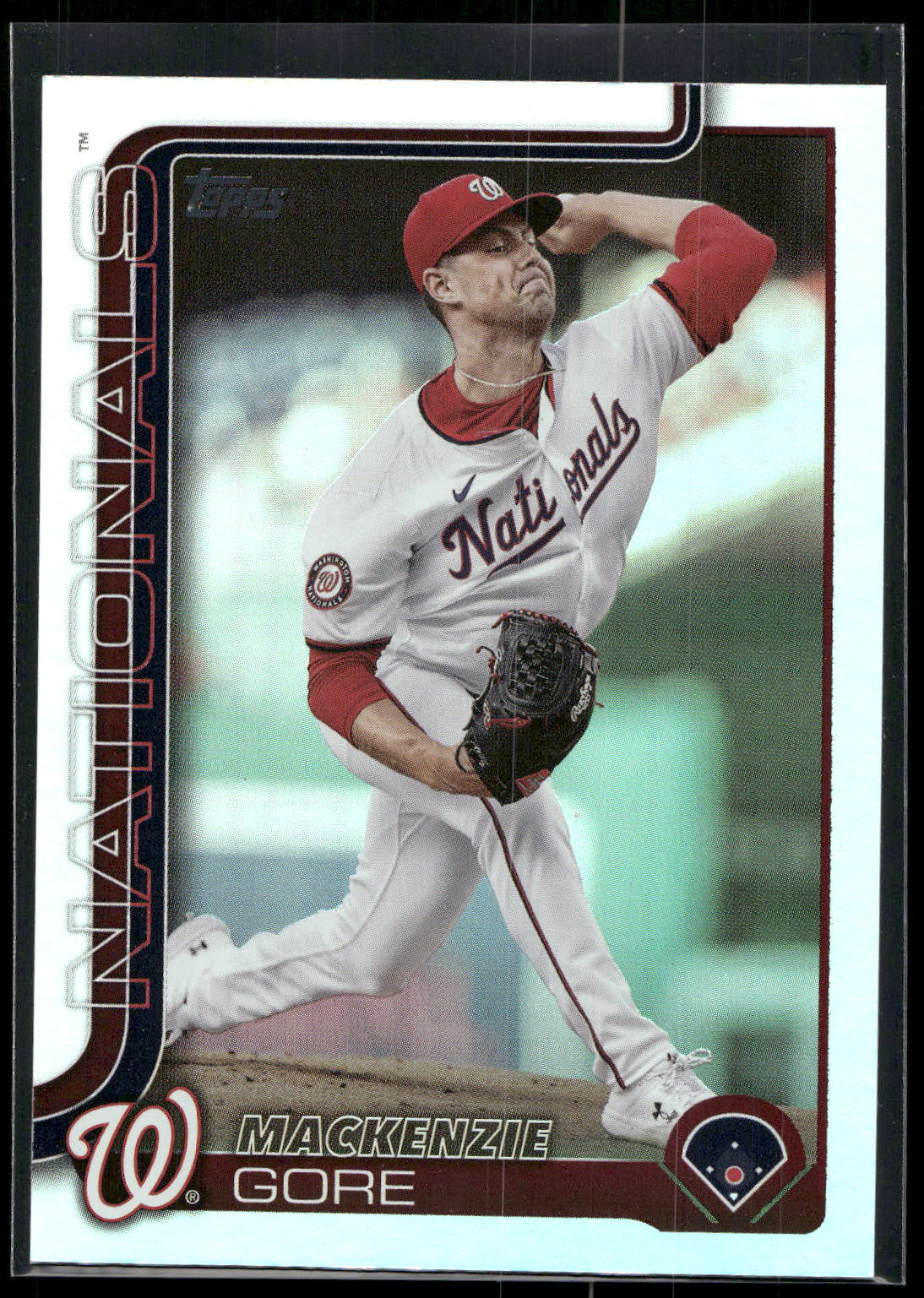 2025 Topps #334 MacKenzie Gore Rainbow Foil