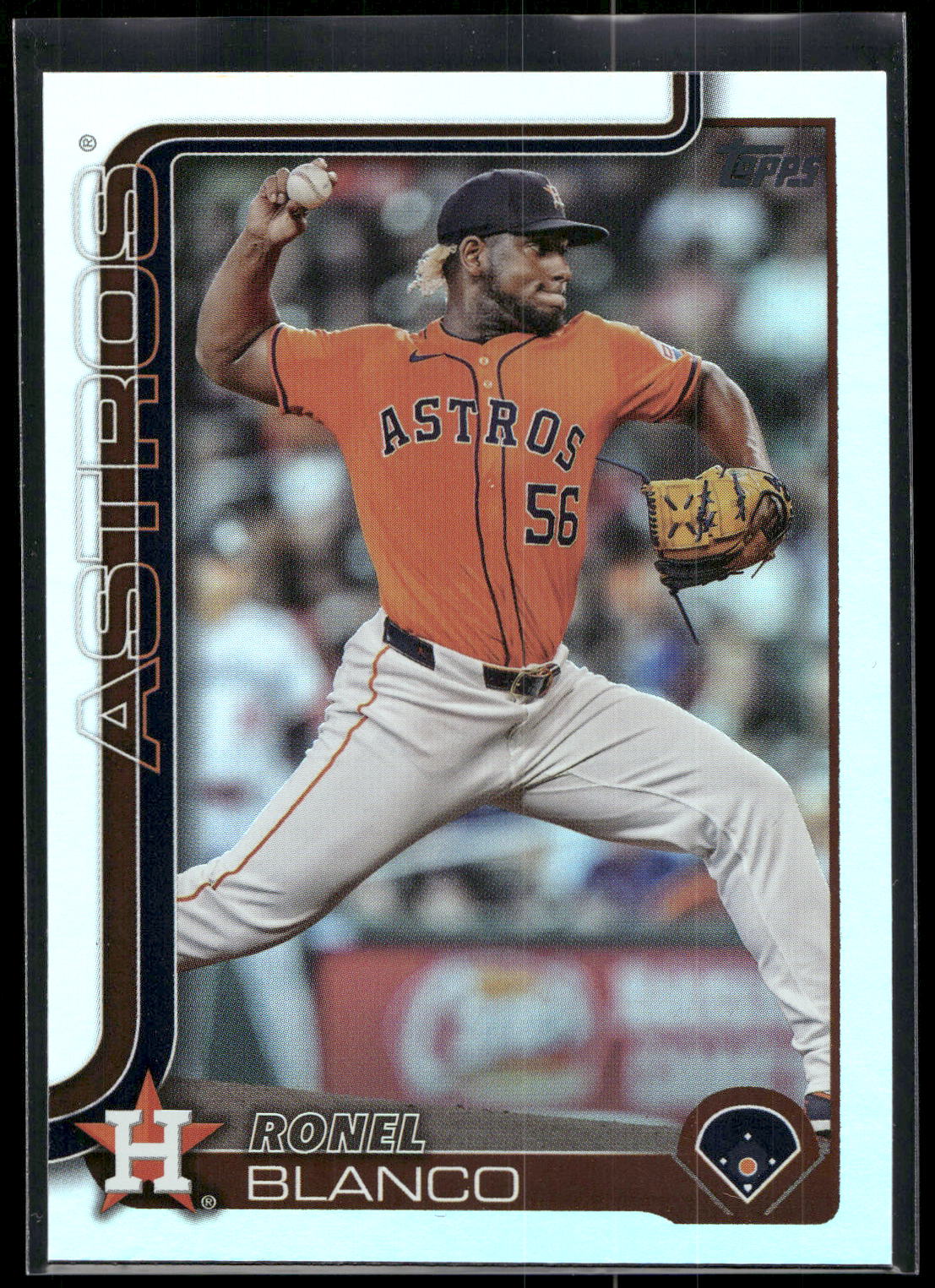 2025 Topps #341 Ronel Blanco Rainbow Foil