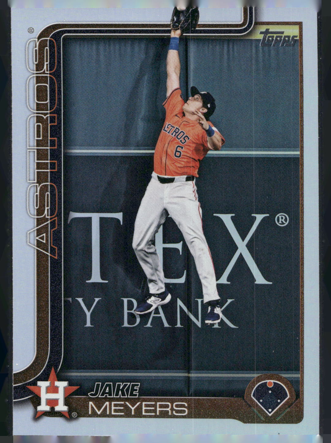 2025 Topps #621 Jake Meyers Rainbow Foil