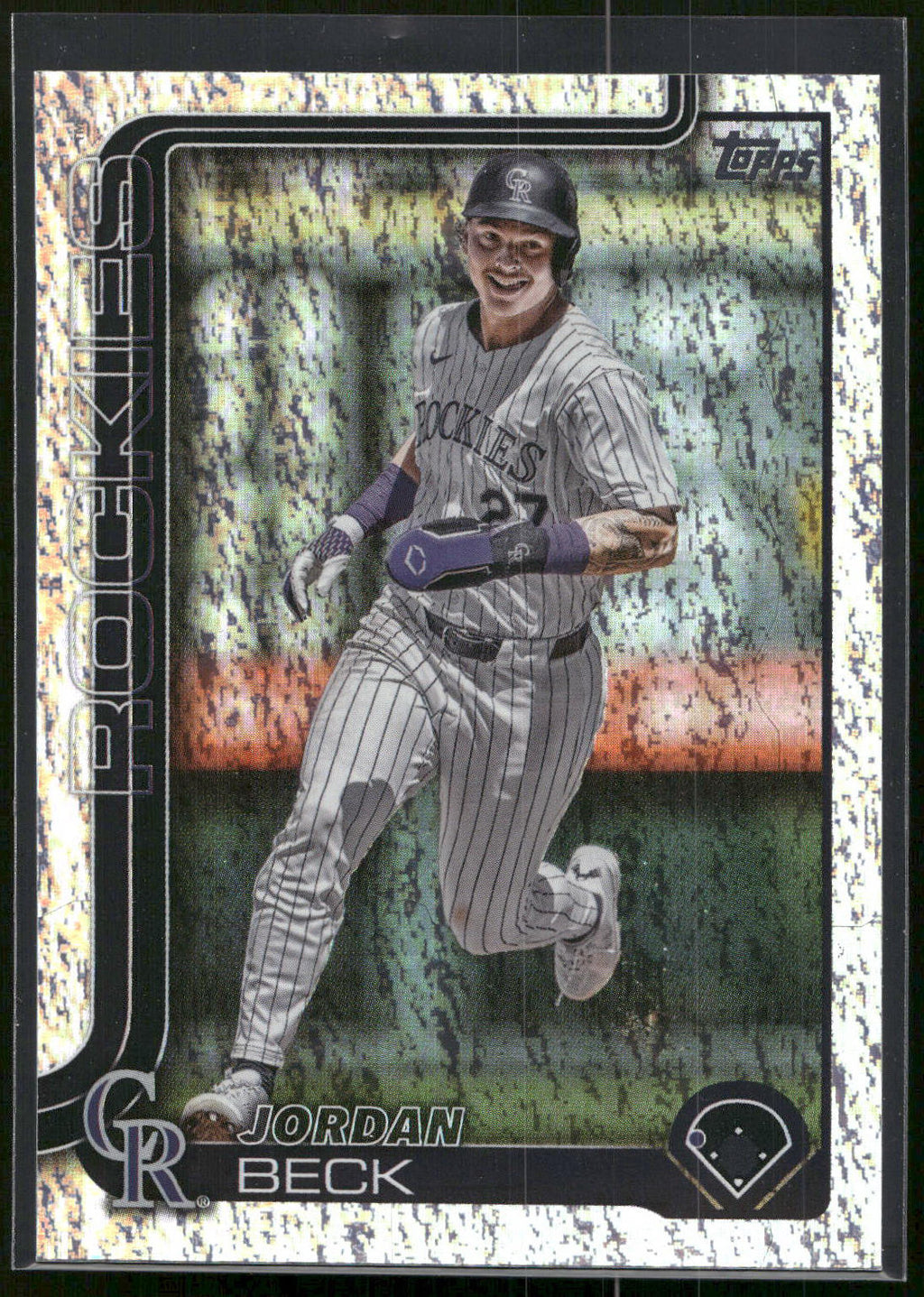 2025 Topps #139 Jordan Beck Sandglitter