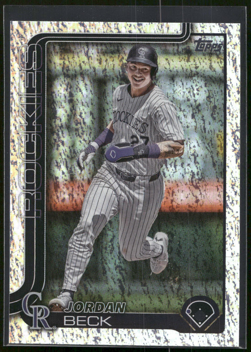 2025 Topps #139 Jordan Beck Sandglitter