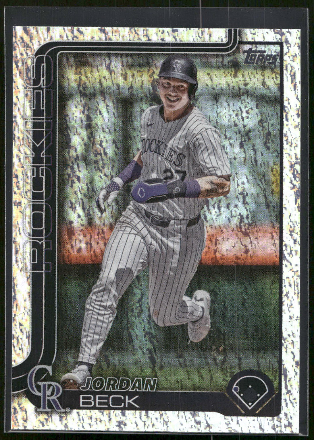2025 Topps #139 Jordan Beck Sandglitter