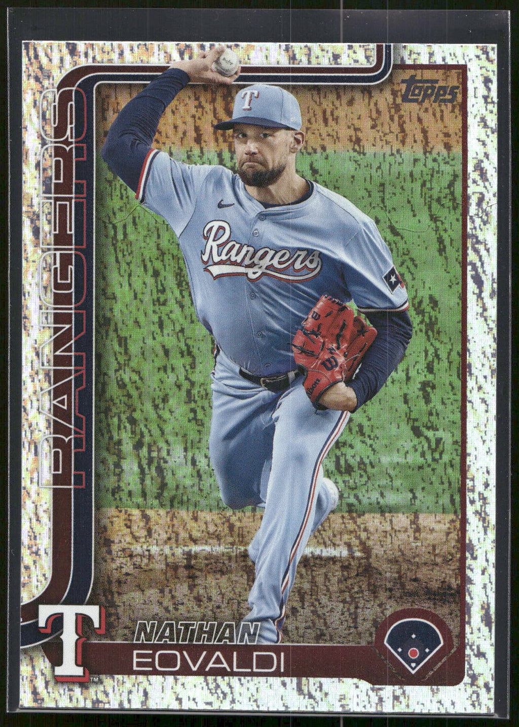2025 Topps #130 Nathan Eovaldi Sandglitter