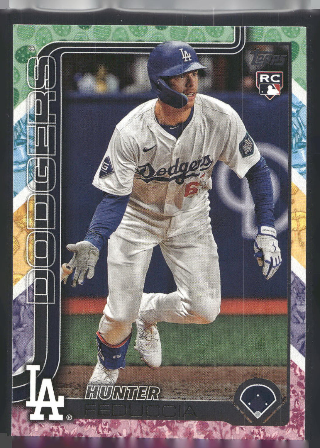 2025 Topps #68 Hunter Feduccia Holiday Tin Variation