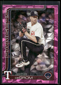 2025 Topps #208 Jacob deGrom Pink Diamante Foil