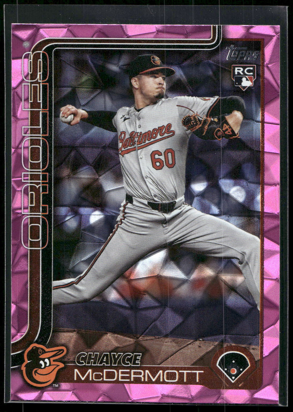 2025 Topps #32 Chayce McDermott Pink Diamante Foil