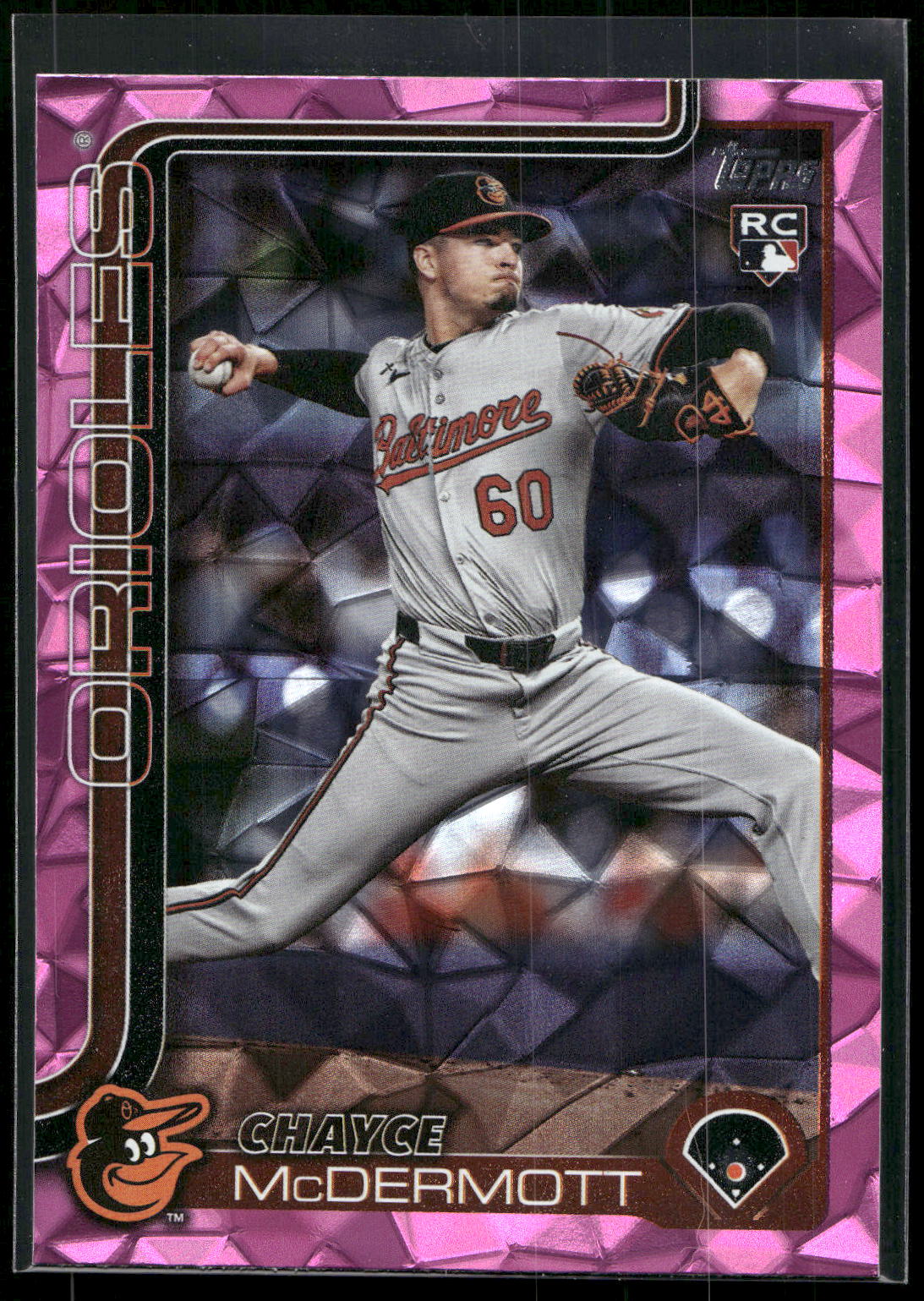 2025 Topps #32 Chayce McDermott Pink Diamante Foil