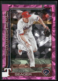 2025 Topps #281 Corey Seager Pink Diamante Foil