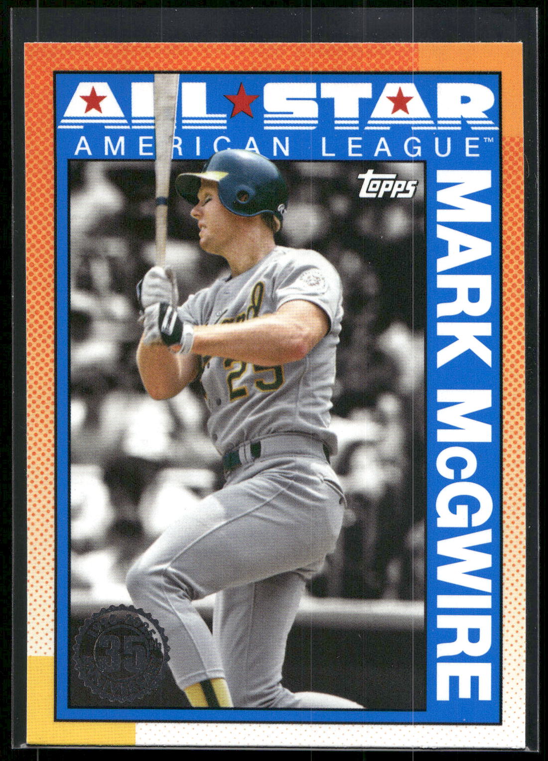 2025 Topps #90AS-25b Mark McGwire 1990 Topps Baseball 35th Anniversary All-Stars