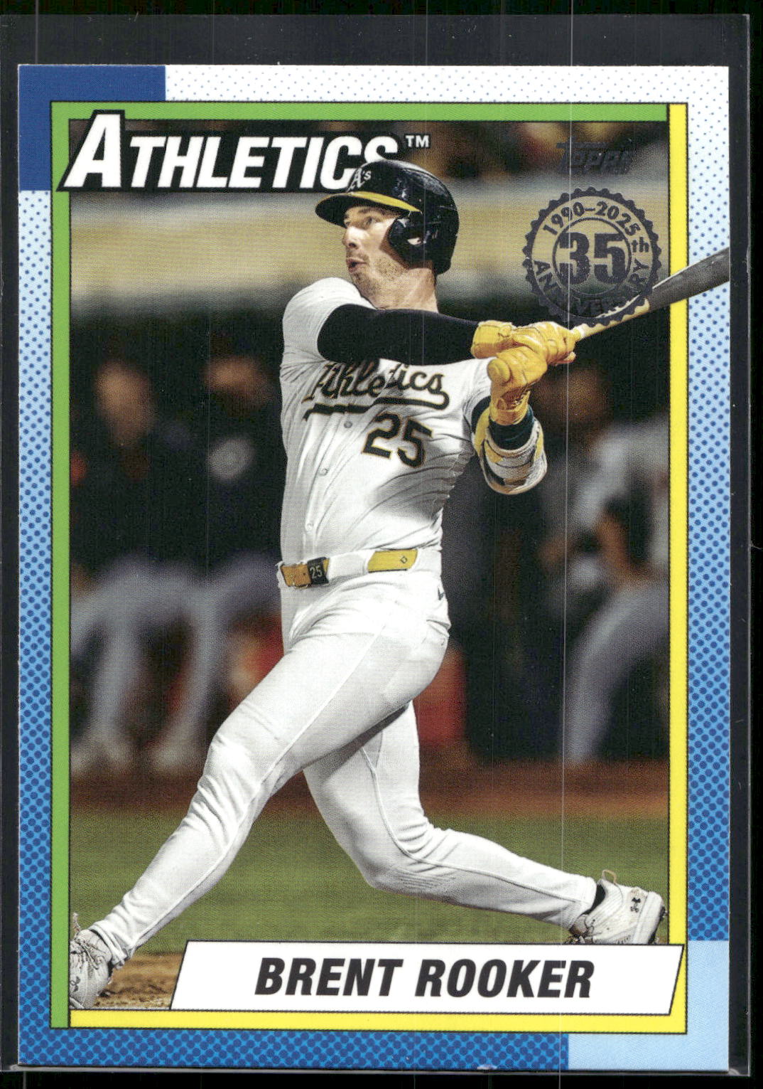 2025 Topps #90B2-8 Brent Rooker 1990 Topps Baseball 35th