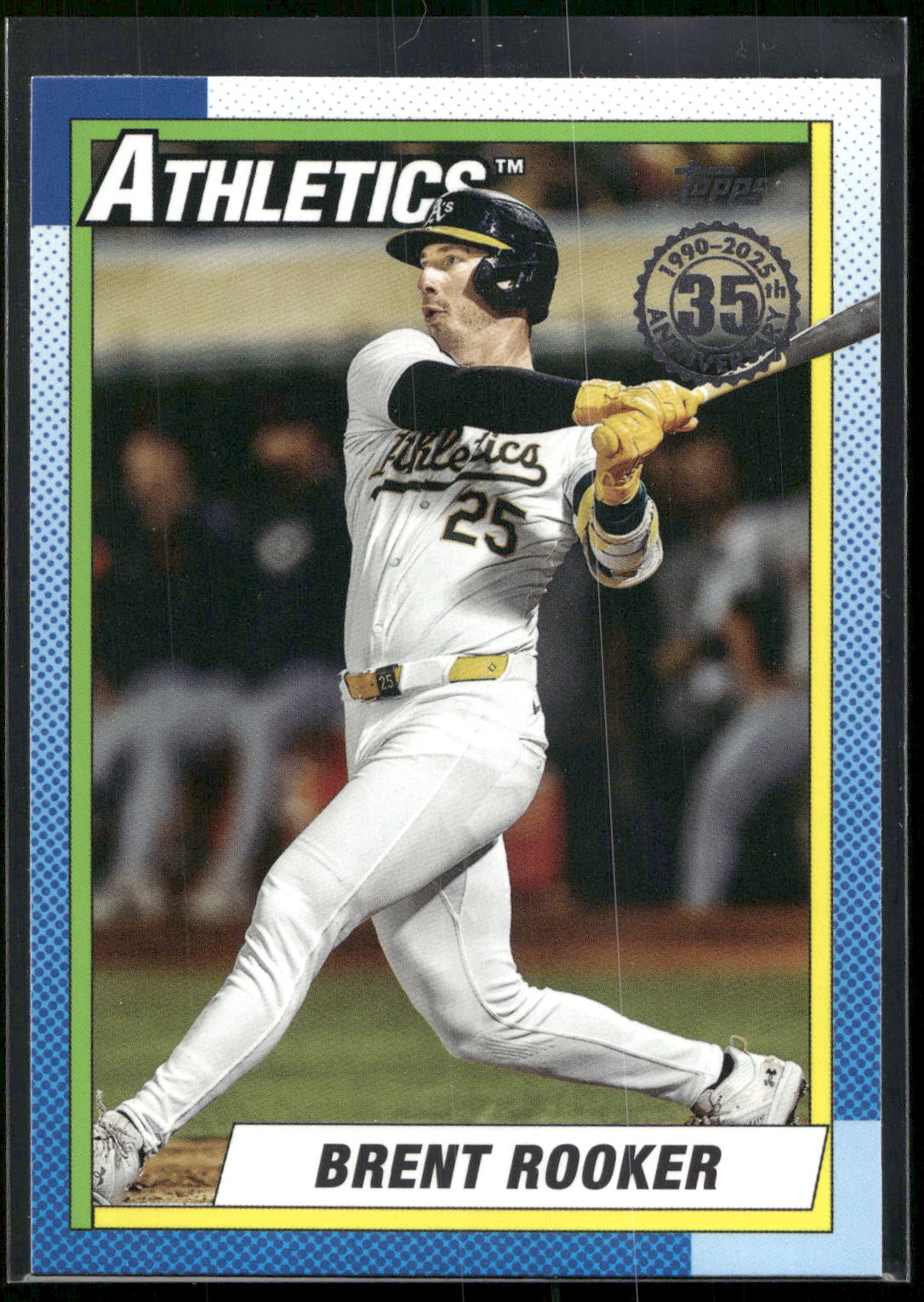 2025 Topps #90B2-8 Brent Rooker 1990 Topps Baseball 35th