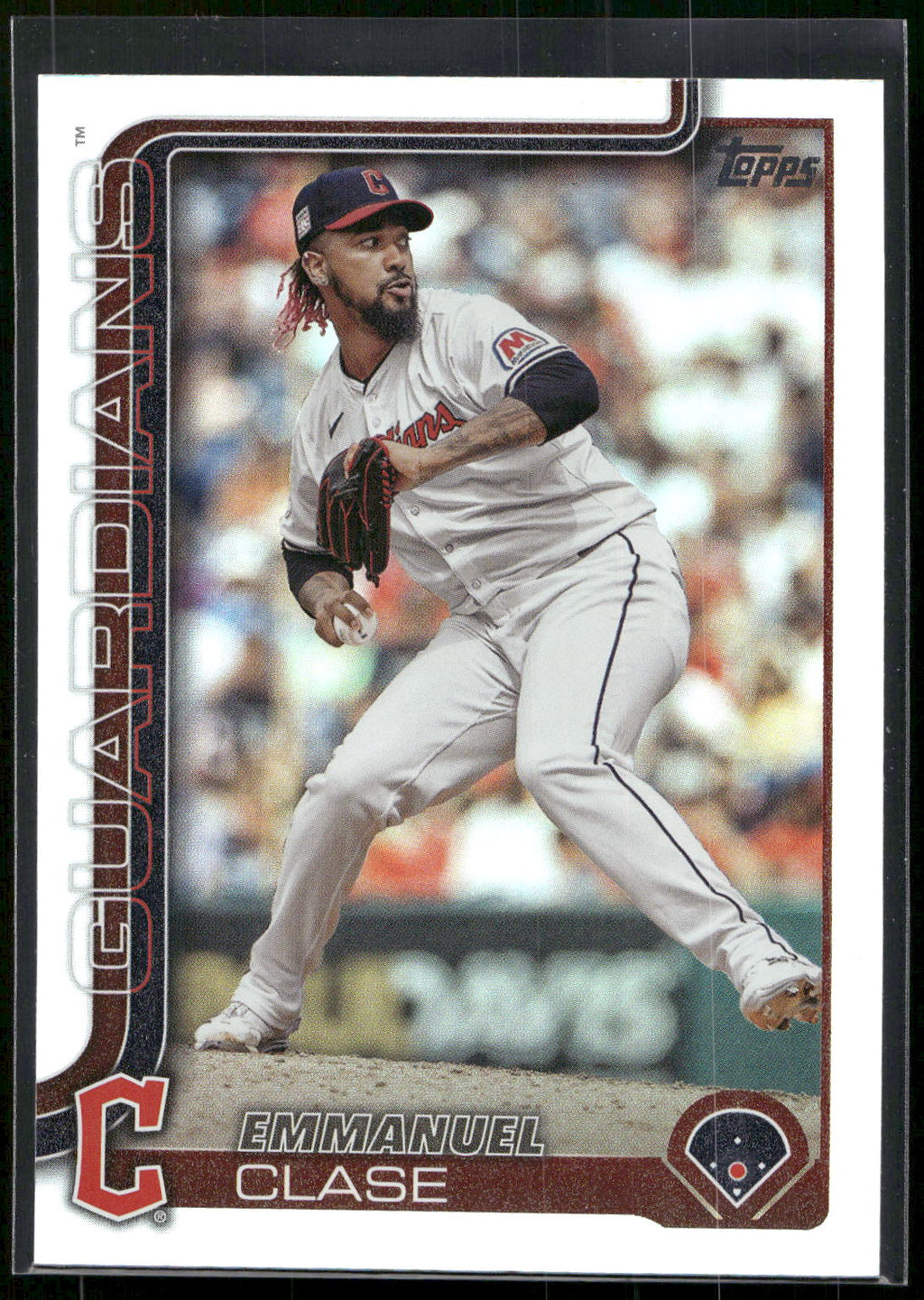 2025 Topps #326 Emmanuel Clase Rainbow Foil