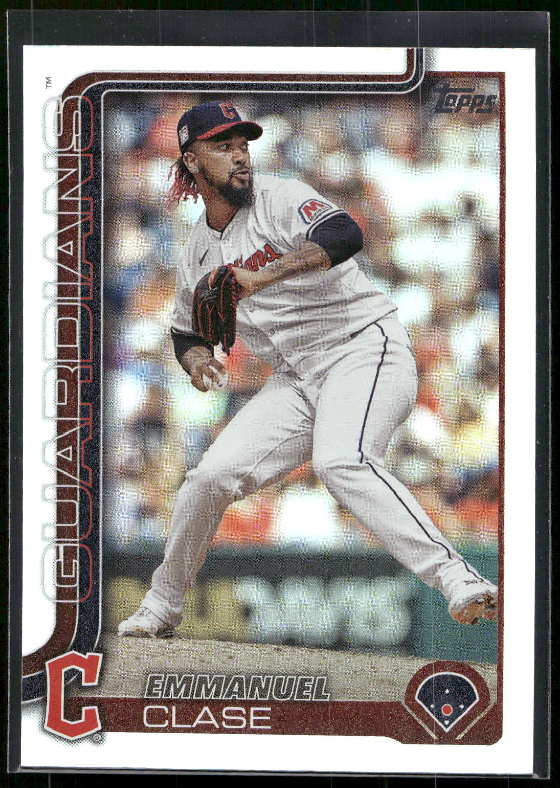 2025 Topps #326 Emmanuel Clase Rainbow Foil