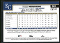 2025 Topps #349 Vinnie Pasquantino Holiday Tin Variation