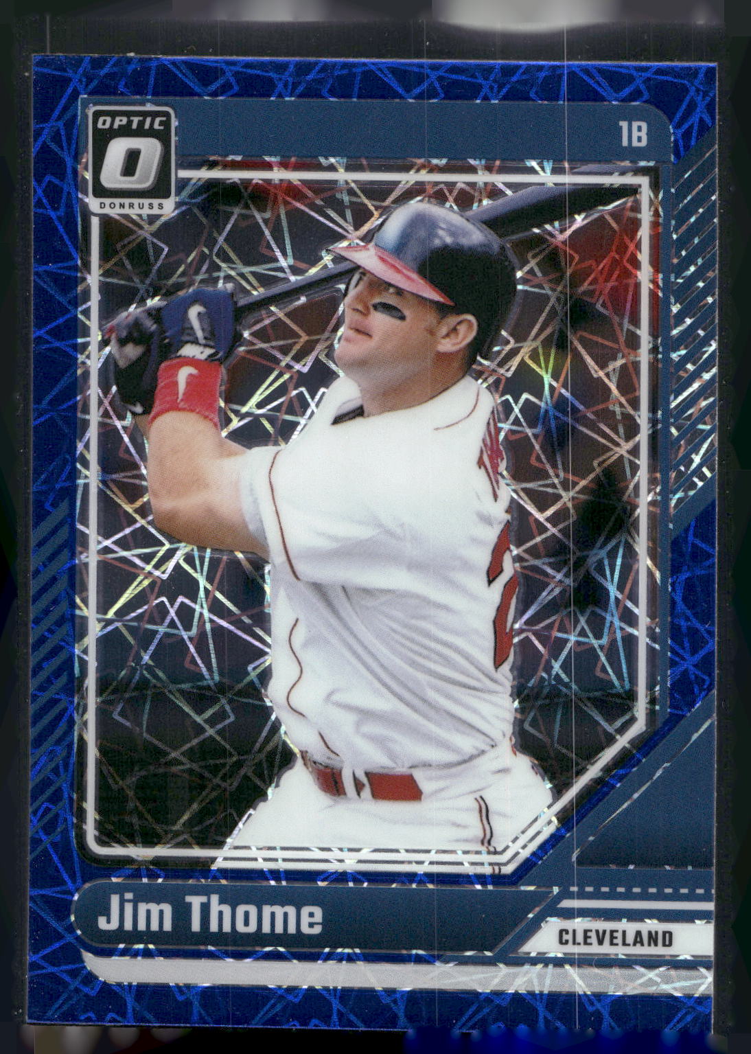 2024 Donruss #44 Jim Thome Optic Blue Velocity Prizms