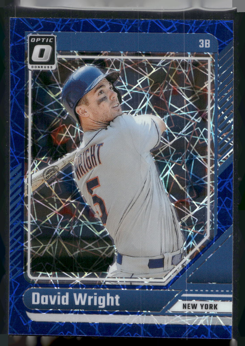 2024 Donruss #43 David Wright Optic Blue Velocity Prizms