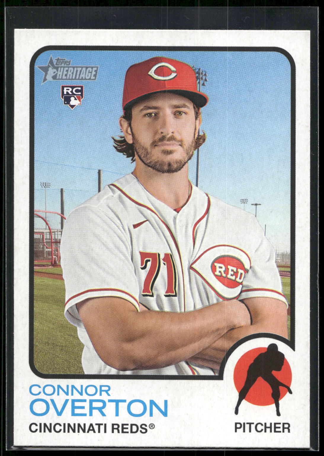 2022 Topps Heritage #524 Connor Overton
