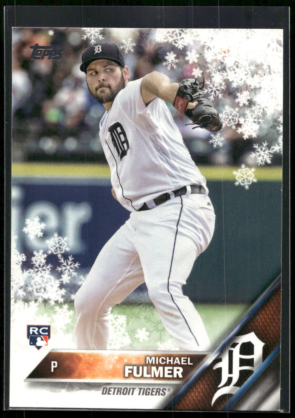 2016 Topps Holiday #HMW34 Michael Fulmer Metallic Snowflake