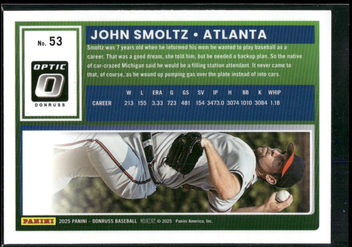 2025 Donruss #53 John Smoltz Optic