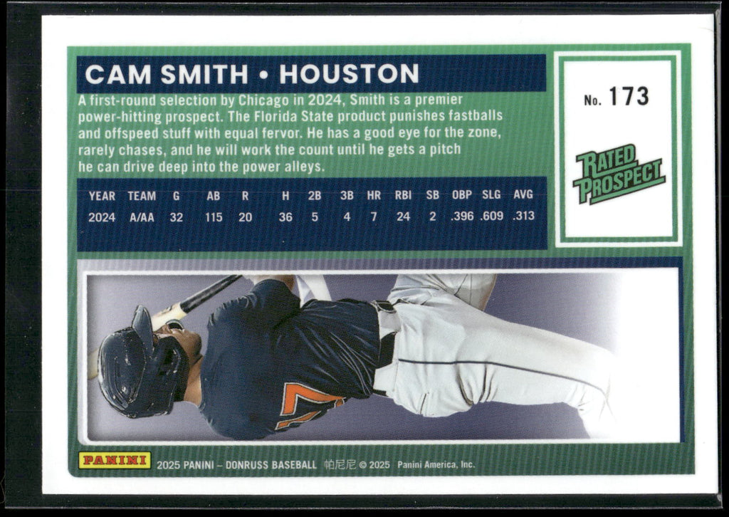2025 Donruss #173 Cam Smith Optic