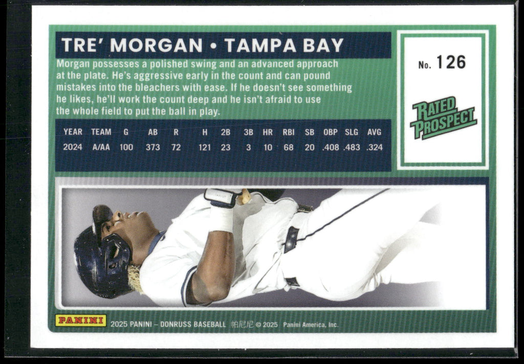2025 Donruss #126 Tre’ Morgan Optic