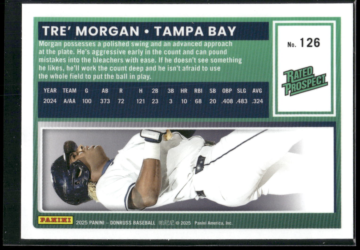 2025 Donruss #126 Tre’ Morgan Optic
