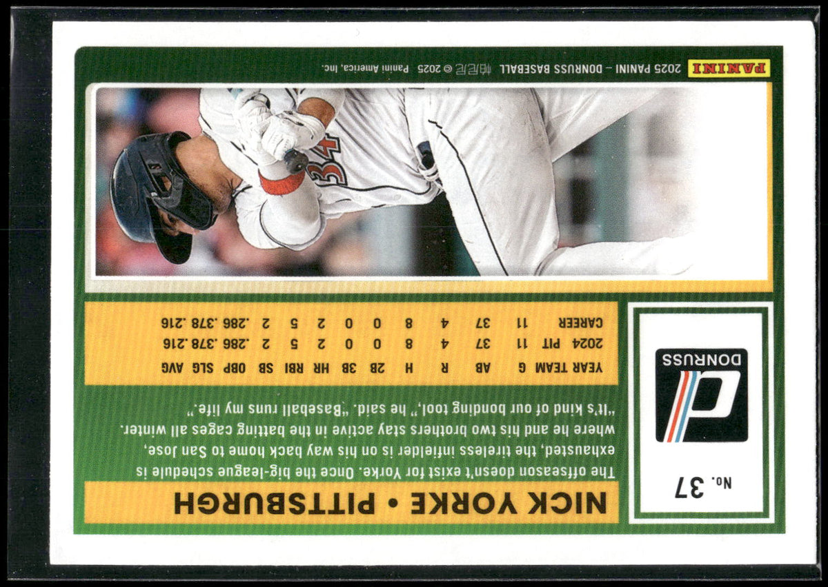 2025 Donruss #37 Nick Yorke Optic