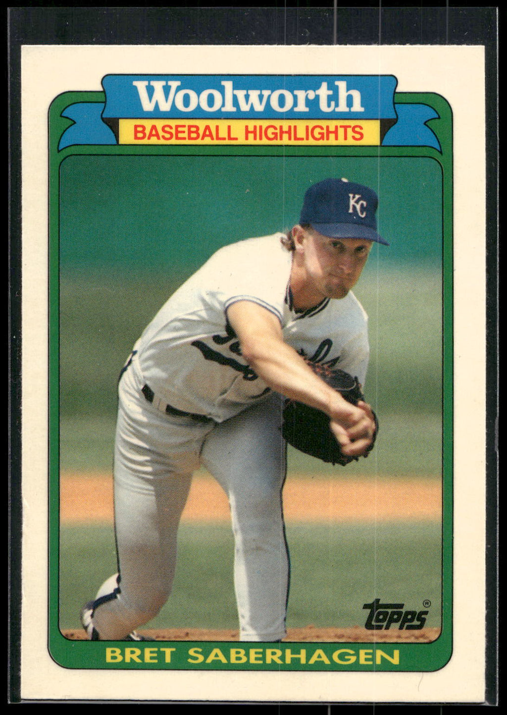 1990 Topps Woolworth Baseball Highlights #3 Bret Saberhagen