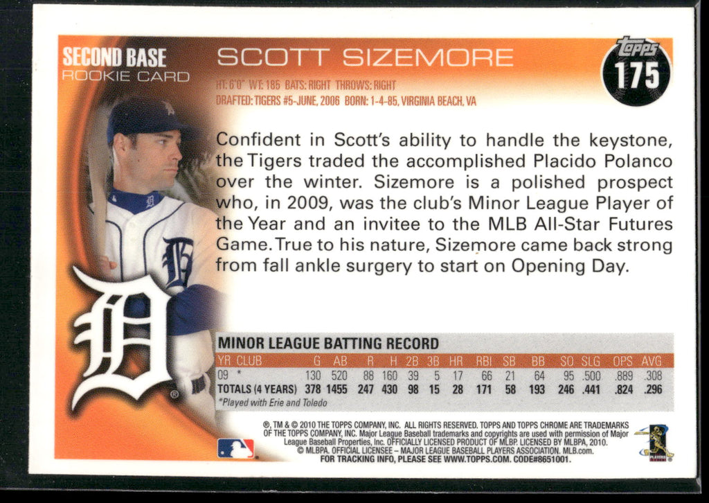 2010 Topps Chrome #175 Scott Sizemore