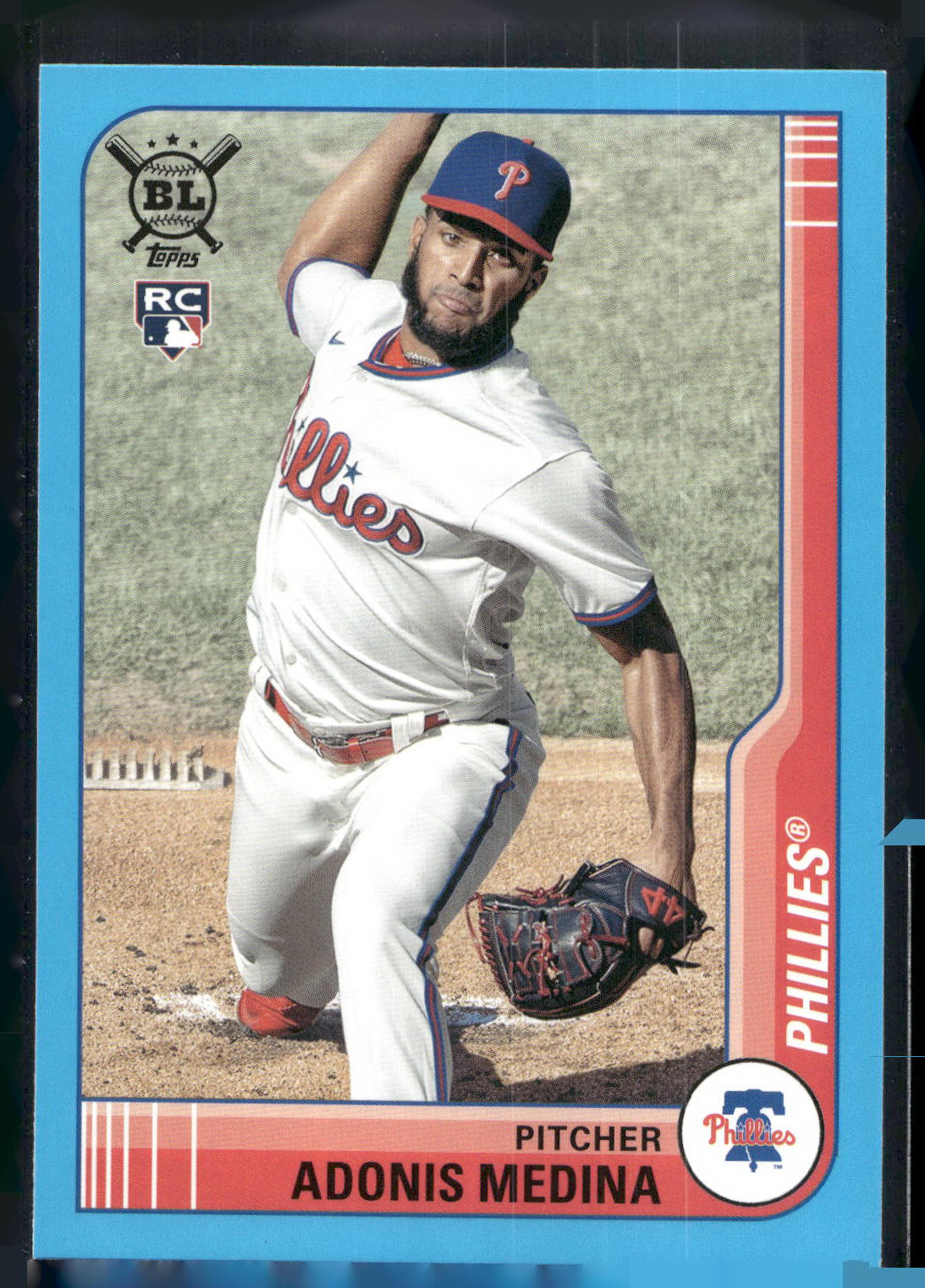 2021 Topps Big League #216 Adonis Medina Electric Blue