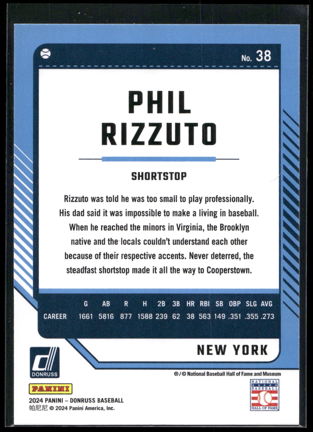 2024 Donruss #38 Phil Rizzuto